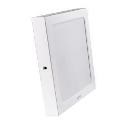 Đèn LED Panel ốp nổi nhựa mặt vuông 18W ánh sáng vàng SSPL2-18V MPE