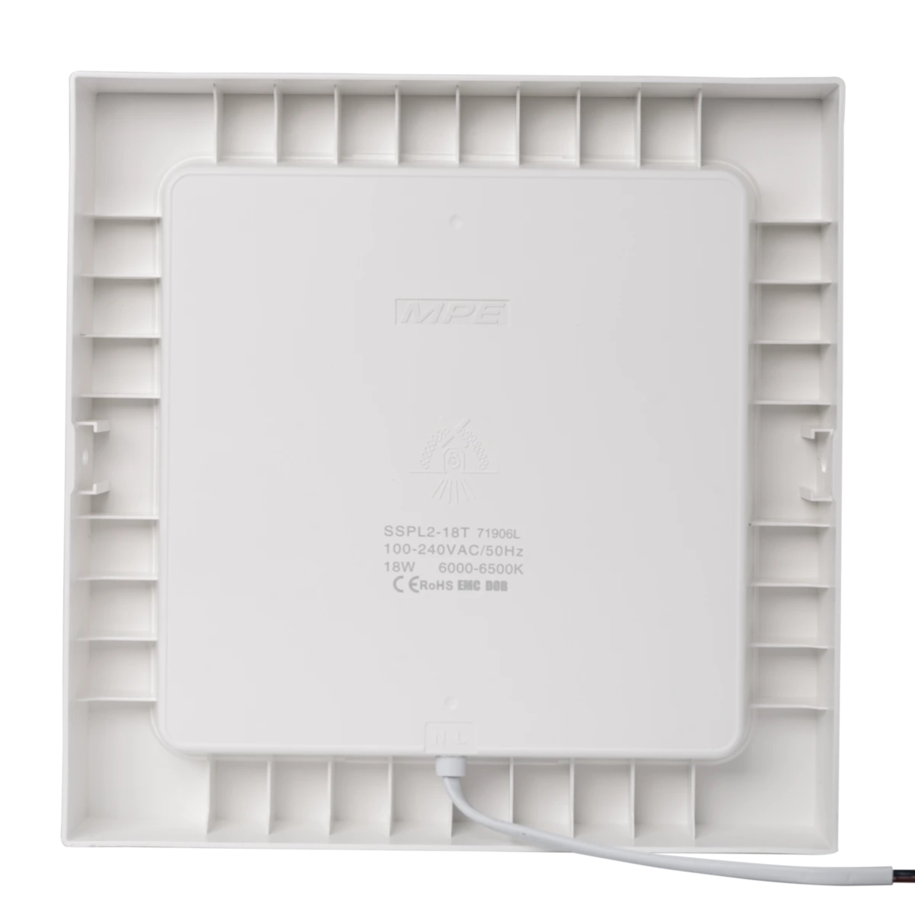 Đèn LED Panel ốp nổi nhựa mặt vuông 18W đổi màu SSPL2-18/3C MPE