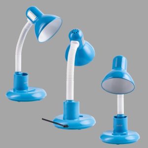 Đèn bàn học bảo vệ thị lực 5W tích hợp hộc để bút và giá đỡ điện thoại màu xanh ánh sáng trắng TL9-BL/5T MPE