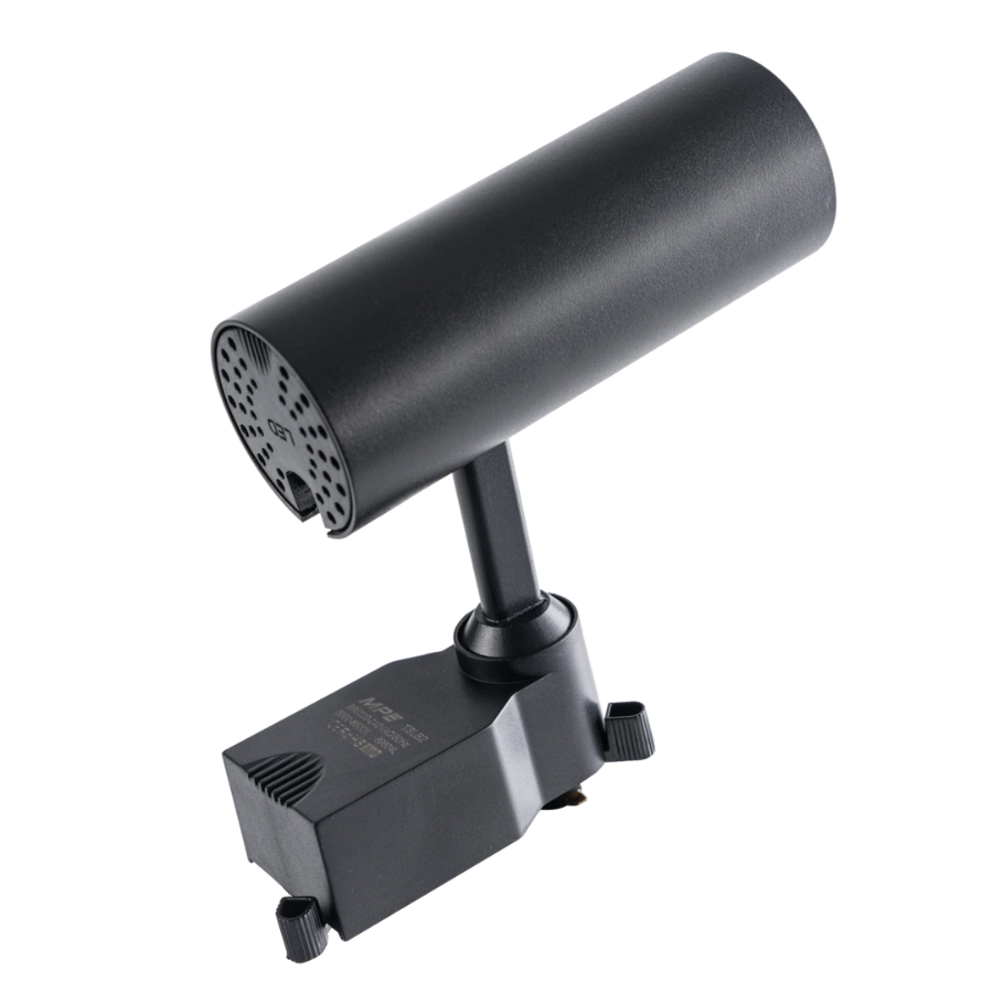 Đèn led chiếu điểm gắn ray màu đen 12W ánh sáng vàng TSLB2-12V MPE