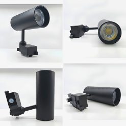 Đèn led chiếu điểm gắn ray màu đen 20W ánh sáng trung tính TSLB2-20N MPE