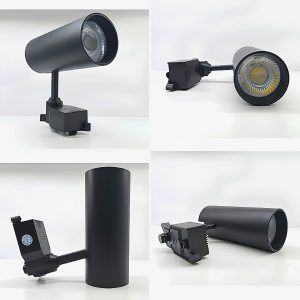 Đèn led chiếu điểm gắn ray màu đen 8W ánh sáng trung tính TSLB2-8N MPE