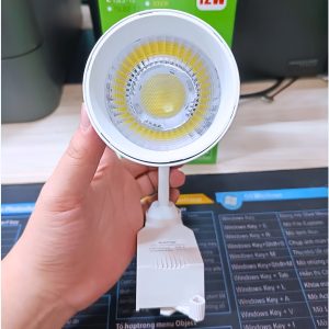 Đèn led chiếu điểm gắn ray màu trắng 12W ánh sáng vàng TSL2-12V MPE