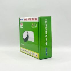 Đèn led downlight ốp nổi tràn viền đen 16W ánh sáng trắng SRDLB-16T MPE