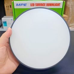 Đèn led downlight ốp nổi tràn viền đen 24W đổi màu SRDLB-24/3C MPE