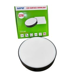 Đèn led downlight ốp nổi tràn viền đen 32W ánh sáng trắng SRDLB-32T MPE