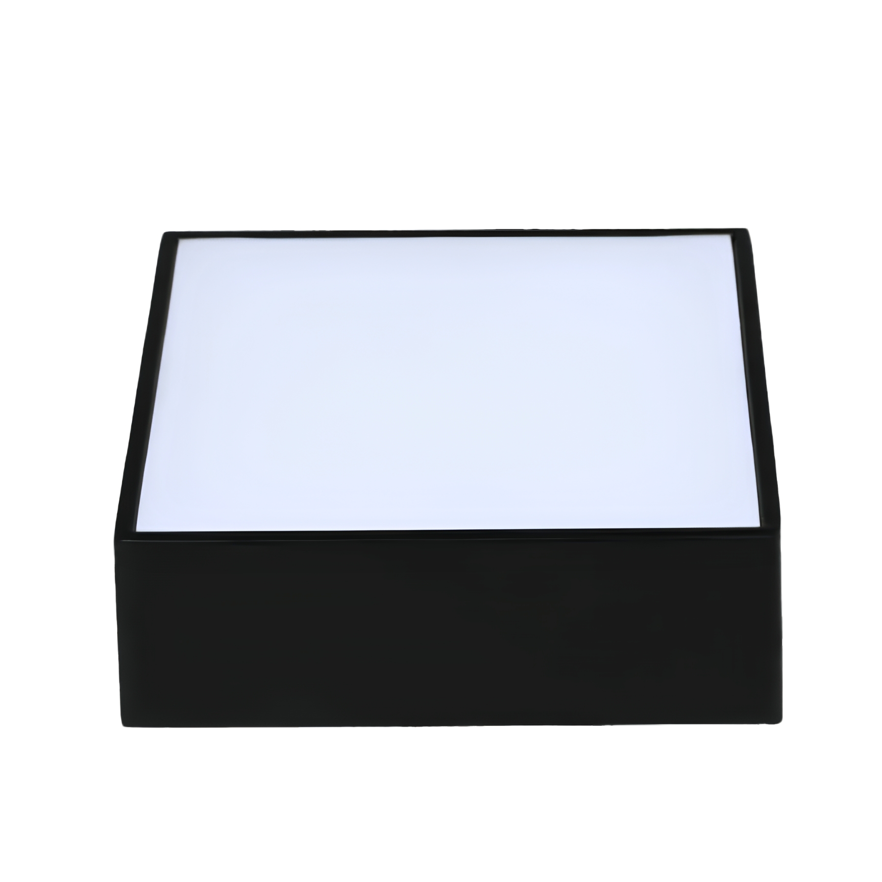Đèn led downlight ốp nổi tràn viền đen mặt vuông 16W ánh sáng trung tính SSDLB-16N MPE