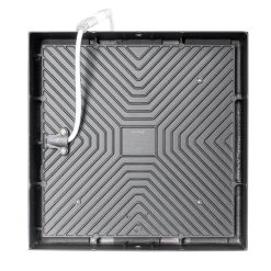 Đèn led downlight ốp nổi tràn viền đen mặt vuông 24W ánh sáng vàng SSDLB-24V MPE