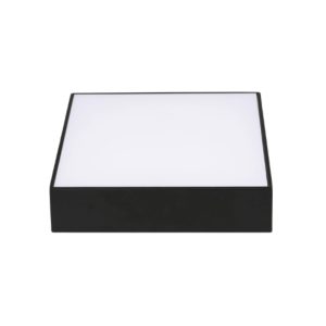 Đèn led downlight ốp nổi tràn viền đen mặt vuông 24W đổi màu SSDLB-24/3C MPE