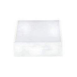 Đèn led downlight ốp nổi tràn viền trắng mặt vuông 16W ánh sáng trắng SSDL-16T MPE