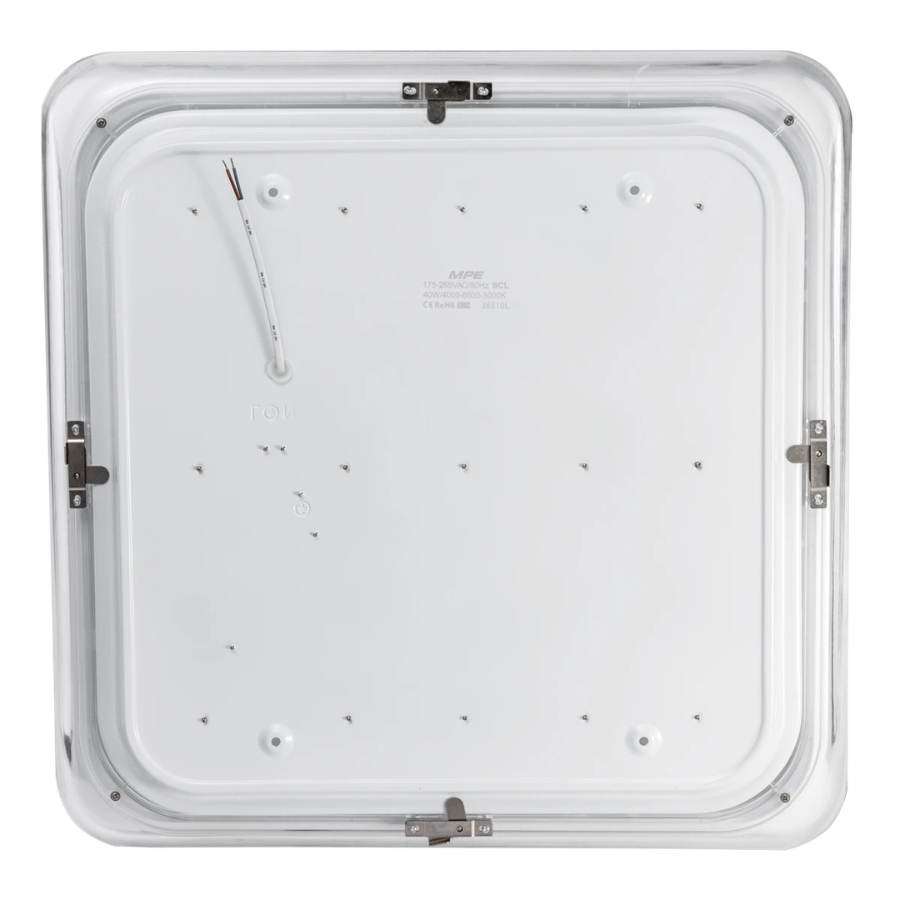 Đèn led ốp nổi trang trí mặt vuông 40W - 3 chế độ màu SCL-40/3C MPE