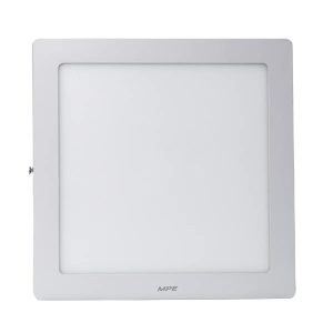 Đèn led panel ốp nổi nhôm mặt vuông điều chỉnh độ sáng 18W ánh sáng vàng SSPL-18V/DIM MPE