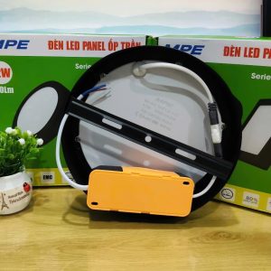 Đèn led panel ốp nổi nhôm thân đen 12W ánh sáng trắng SRPLB-12T MPE