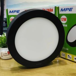 Đèn led panel ốp nổi nhôm thân đen 12W đổi màu SRPLB-12/3C MPE