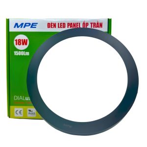Đèn led panel ốp nổi nhôm thân đen 18W đổi màu SRPLB-18/3C MPE