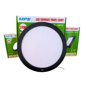 Đèn led panel ốp nổi nhôm thân đen 24W đổi màu SRPLB-24/3C MPE