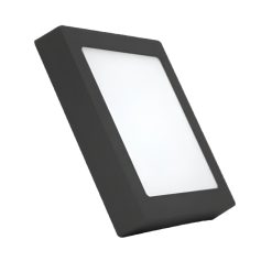 Đèn led panel ốp nổi nhôm thân đen mặt vuông 12W ánh sáng trắng SSPLB-12T MPE