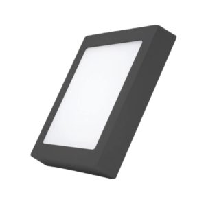 Đèn led panel ốp nổi nhôm thân đen mặt vuông 12W đổi màu SSPLB-12/3C MPE