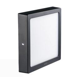 Đèn led panel ốp nổi nhôm thân đen mặt vuông 18W đổi màu SSPLB-18/3C MPE