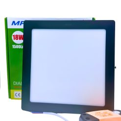 Đèn led panel ốp nổi nhôm thân đen mặt vuông 18W đổi màu SSPLB-18/3C MPE