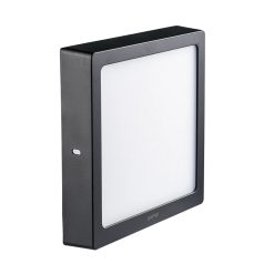 Đèn led panel ốp nổi nhôm thân đen mặt vuông 24W ánh sáng trắng SSPLB-24T MPE