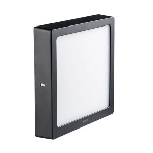 Đèn led panel ốp nổi nhôm thân đen mặt vuông 24W ánh sáng trắng SSPLB-24T MPE