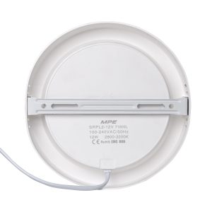 Đèn led panel ốp nổi nhựa 12W ánh sáng trắng SRPL2-12T MPE
