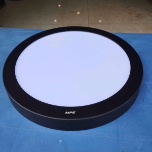 Đèn led panel ốp nổi nhựa thân đen 18W ánh sáng vàng SRPLB2-18V MPE