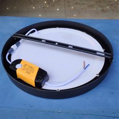Đèn led panel ốp nổi nhựa thân đen 18W đổi 3 màu SRPLB2-18/3C MPE