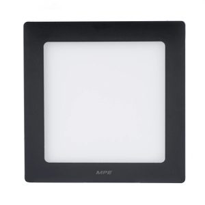 Đèn led panel ốp nổi nhựa thân đen mặt vuông 18W ánh sáng trắng SSPLB2-18T MPE