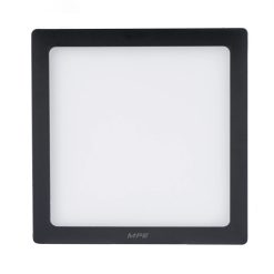 Đèn led panel ốp nổi nhựa thân đen mặt vuông 24W đổi màu SSPLB2-24/3C MPE