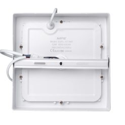Đèn led panel ốp trần cảm biến chuyển động mặt vuông 12W SSPL-12T/MS MPE