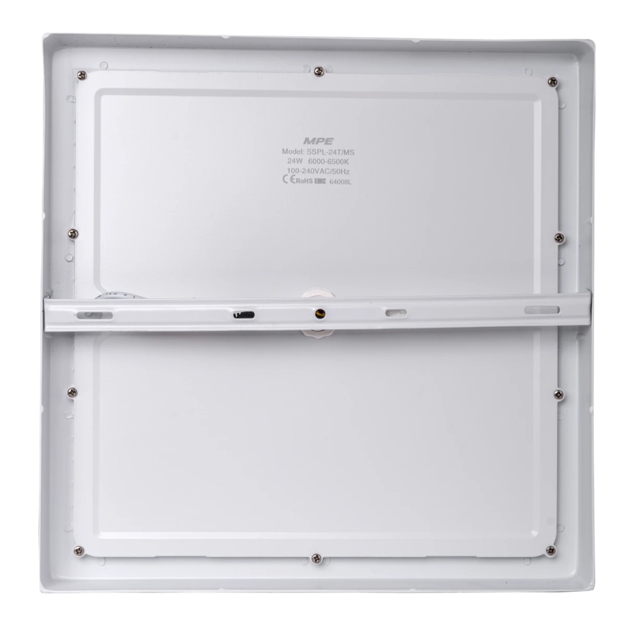 Đèn led panel ốp trần cảm biến chuyển động mặt vuông 24W SSPL-24T/MS MPE