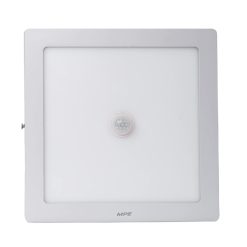 Đèn led panel ốp trần cảm biến chuyển động mặt vuông 18W SSPL-18T/MS MPE