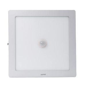 Đèn led panel ốp trần cảm biến chuyển động mặt vuông 18W SSPL-18T/MS MPE