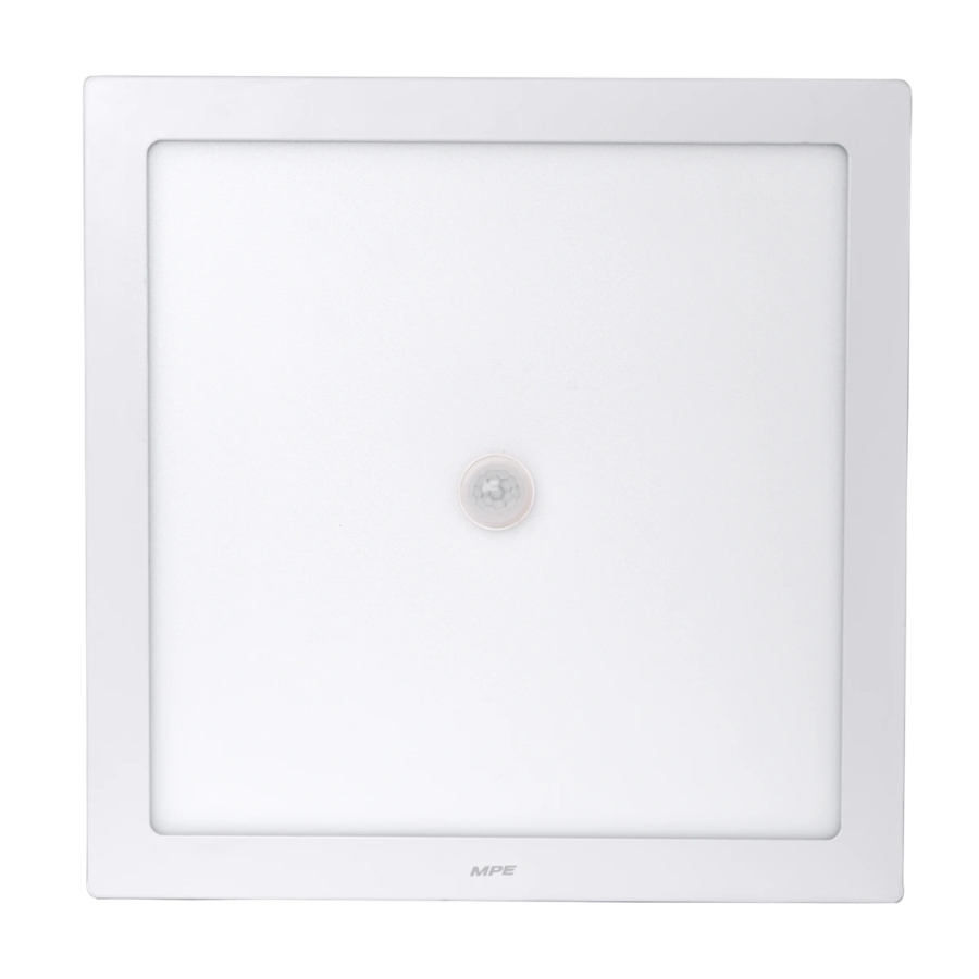 Đèn led panel ốp trần cảm biến chuyển động mặt vuông 24W SSPL-24T/MS MPE