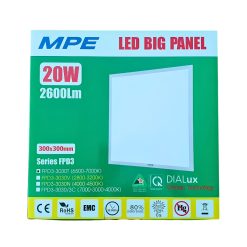 Đèn led tấm loại lớn 300x300mm tích hợp driver 20W ánh sáng trắng FPD3-3030T MPE