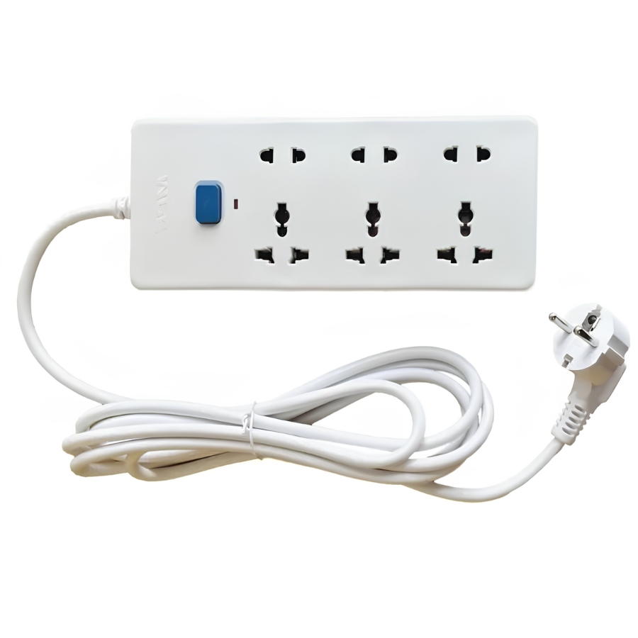 Ổ cắm di động 3 ổ cắm đa năng 3 ổ cắm 2 chấu dài 3m AM6S MPE