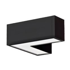 Phụ kiện thanh nối L thân màu đen có đèn 8W ánh sáng trắng dùng cho Seri LNC mã LLB-8T MPE