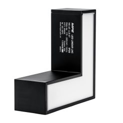 Phụ kiện thanh nối L thân màu đen có đèn 8W ánh sáng trung tính dùng cho Seri LNC mã LLB-8N MPE