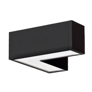 Phụ kiện thanh nối L thân màu đen có đèn 8W ánh sáng trung tính dùng cho Seri LNC mã LLB-8N MPE