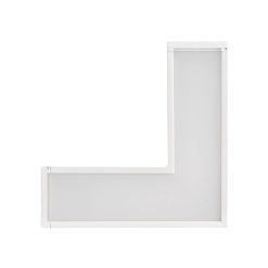 Phụ kiện thanh nối L thân màu trắng có đèn 8W ánh sáng trung tính dùng cho Seri LNC mã LLW-8N MPE