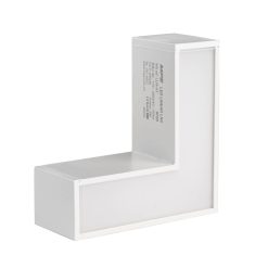 Phụ kiện thanh nối L thân màu trắng có đèn 8W ánh sáng trung tính dùng cho Seri LNC mã LLW-8N MPE