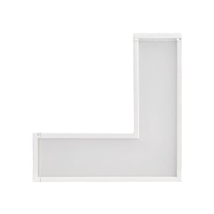 Phụ kiện thanh nối L thân màu trắng có đèn 8W ánh sáng trung tính dùng cho Seri LNC mã LLW-8N MPE