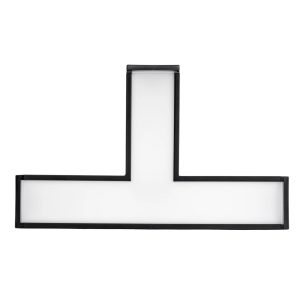 Phụ kiện thanh nối T thân màu đen có đèn 12W ánh sáng trung tính dùng cho Seri LNC mã LTB-12N MPE
