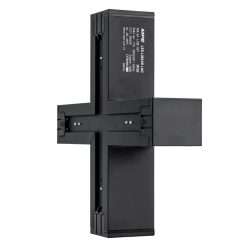 Phụ kiện thanh nối X thân màu đen có đèn 16W ánh sáng trung tính dùng cho Seri LNC mã LXB-16N MPE