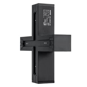 Phụ kiện thanh nối X thân màu đen có đèn 16W ánh sáng trung tính dùng cho Seri LNC mã LXB-16N MPE