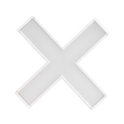 Phụ kiện thanh nối X thân màu trắng có đèn 16W ánh sáng trắng dùng cho Seri LNC mã LXW-16T MPE