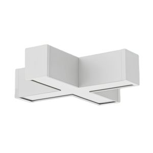 Phụ kiện thanh nối X thân màu trắng có đèn 16W ánh sáng trắng dùng cho Seri LNC mã LXW-16T MPE
