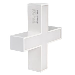 Phụ kiện thanh nối X thân màu trắng có đèn 16W ánh sáng trung tính dùng cho Seri LNC mã LXW-16N MPE